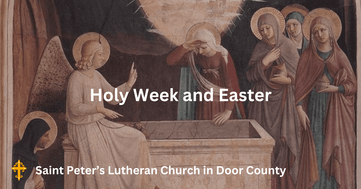 Holy Week and Easter