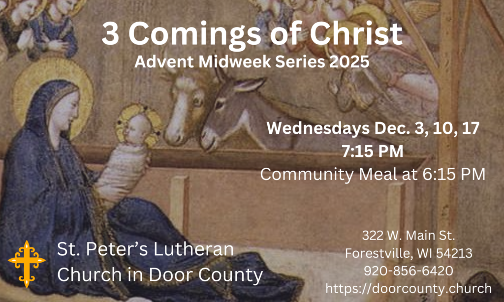 Featured image 3 comings of Christ Advent series